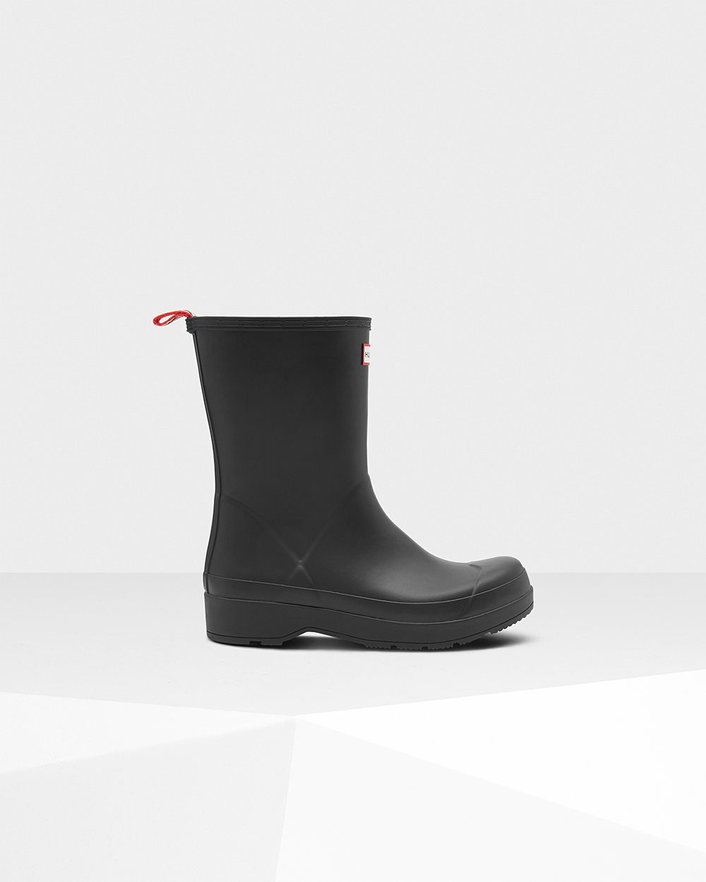 Play Botas Original Mid-Height Rain Hunter Hombre - Negros - 083671JNX